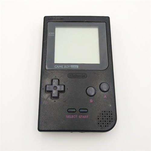 GameBoy Pocket Konsol - Sort - SNR MH16644866 (B Grade) (Genbrug)